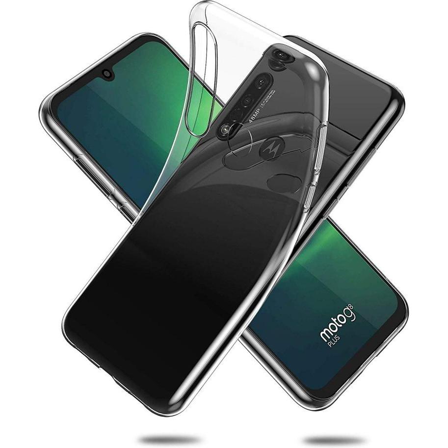 Screenguard Motorola Moto G8 Plus Flexible TPU Clear Case (Motorola Moto G8 Plus), Smartphone Hülle, Transparent
