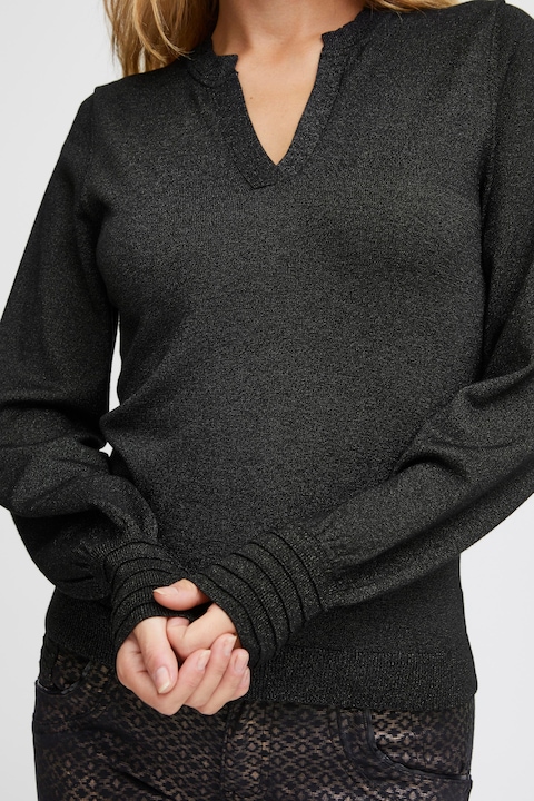 Produktbild Pulz Jeans Pulz - PZSARA Vneck Glitter Pullover - Pullover - 50207855 (M)
