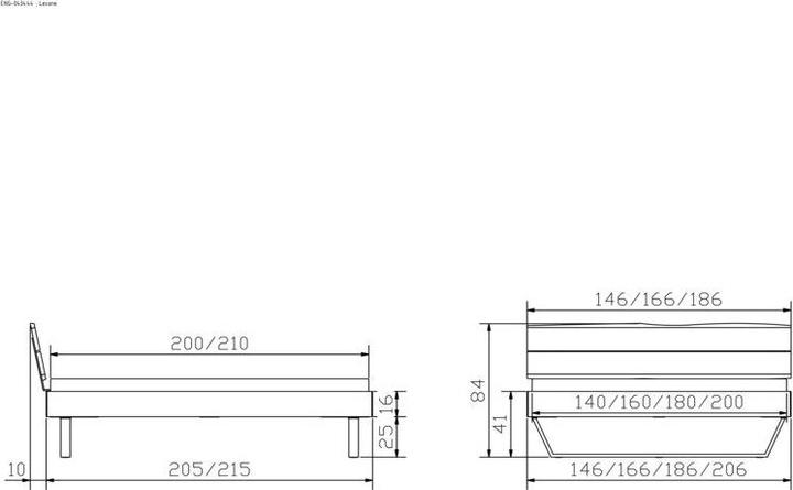 Image du produit Hasena Levane 25 (180 x 200 cm)