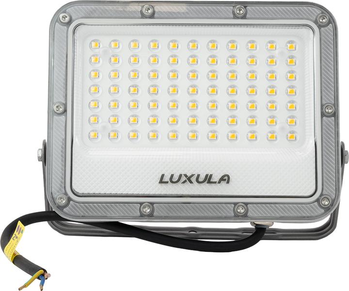 Produktbild Luxula LED-Fluter, EEK: E, 50W, 6500lm, 4000K, IP65, grau (6500 lm, IP65)