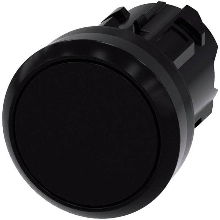 Produktbild Siemens Pushbutton, 22mm, round, plastic, black
