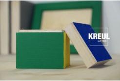 Actual product image Kreul Creativity set matte paint 6 x 20ml (Dark brown, Yellow, Green, Blue, Black, Red, 120 ml)