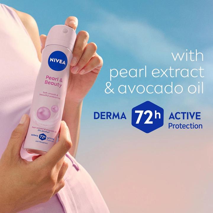 Produktbild NIVEA Pearl & Beauty Antitranspirant Spray 150 ml (Spray, 150 ml)