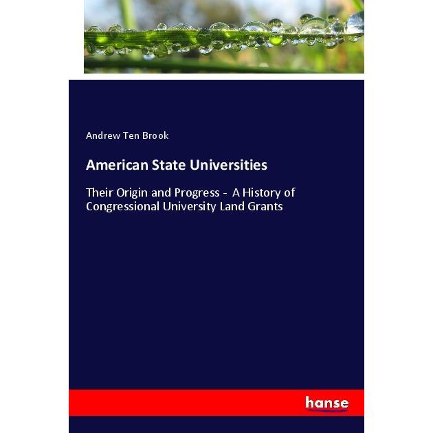 American State Universities, Fachbücher von Andrew Ten Brook