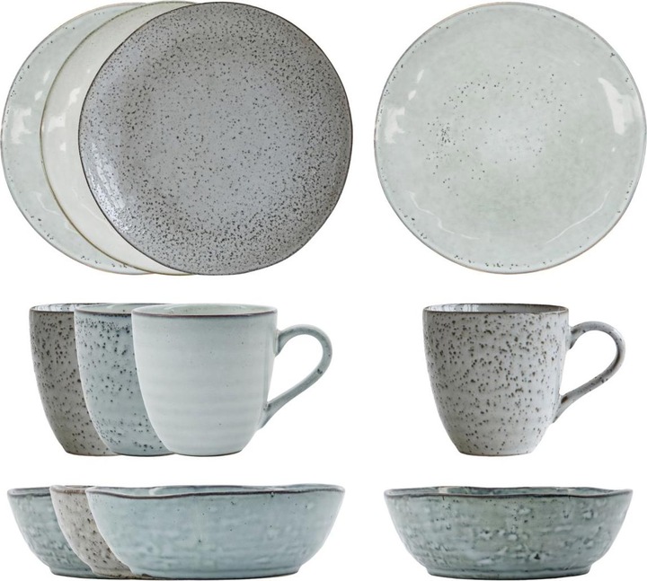 Actual product image House Doctor Rustic Brunch kit - Grey/Blue (257981010) (4 Piece)