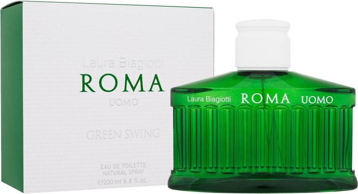 Immagine prodotto Laura Biagiotti Roma Uomo Green Swing Eau de Toilette 200ml (Eau de toilette, 200 ml)