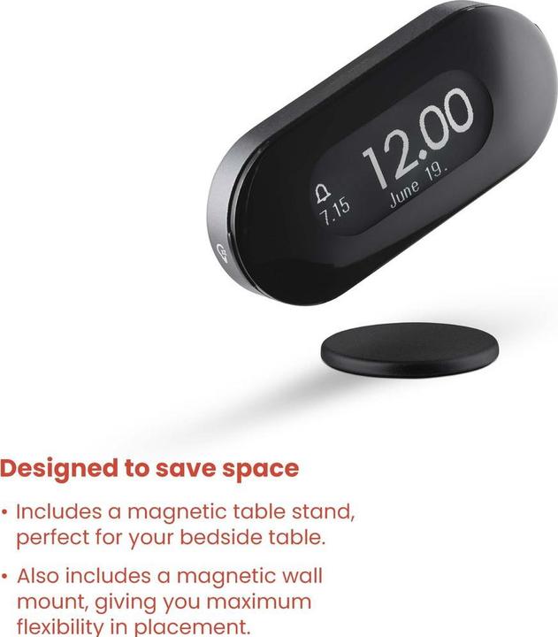 Produktbild Jacob Jensen Digitalwecker Schwarz