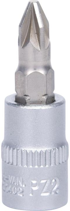 Actual product image KS Tools 1/4 bit socket. PZ2 911.1402