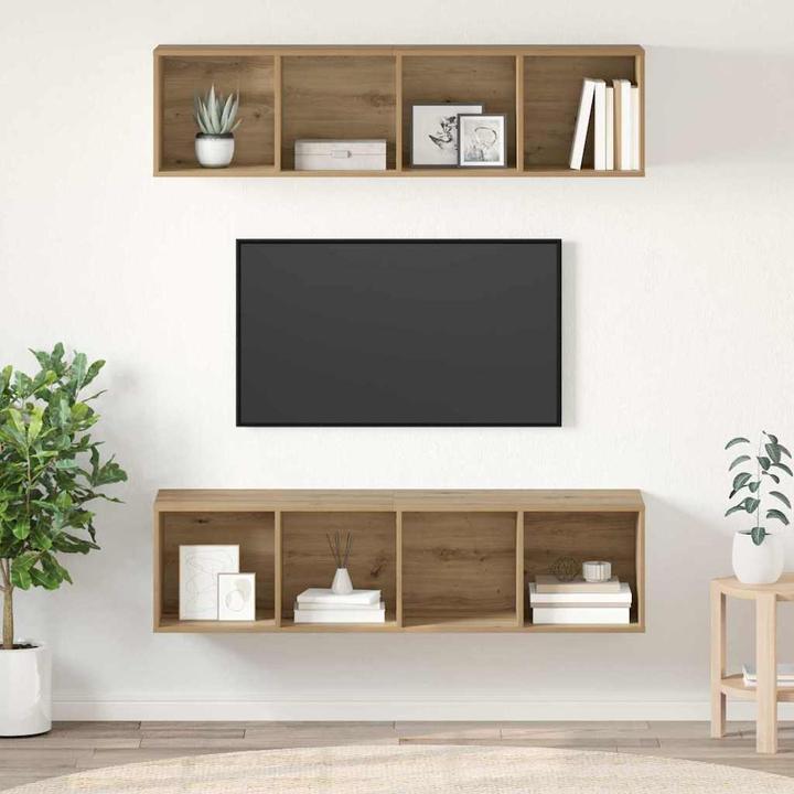 Produktbild vidaXL TV-Schrankset (37 x 37 x 142.50 cm)