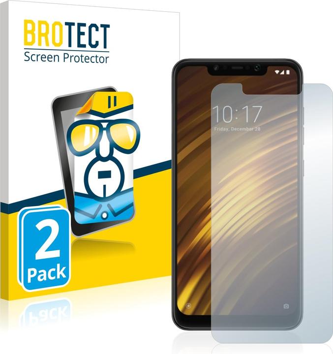 Productafbeelding BROTECT Schermbeschermer Clear (2 Pcs., Xiaomi Pocophone F1)