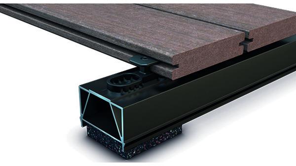 Produktbild Karle und Rubner Terraflex Abstandhalter 6 mm fr Alu-Unterkonstruktion mit Bohrschraube C1 4,8x35 mm 1 Pack = 120 S