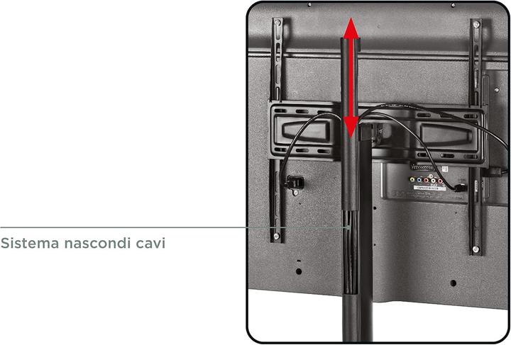 Immagine prodotto Meliconi 635093 139,7 cm (55) Zwart (55", 30 kg)
