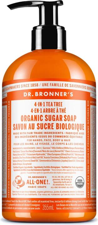 Produktbild Dr. Bronner's Sugar Soap (Flüssigseife, 355 ml)