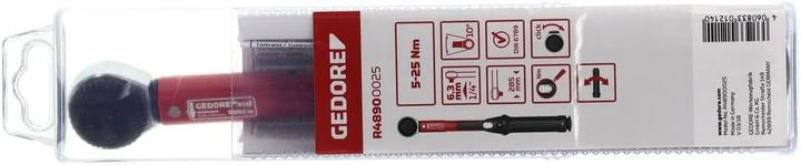 Produktbild Gedore Red Drehmomentschlüssel (1/4", 5 - 25 Nm)