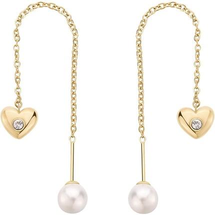 Immagine prodotto Brosway Women's Steel Earrings with Heart Symbol Chakra Collection BHKE187 80mm Stainless Steel (Acciaio inossidabile)
