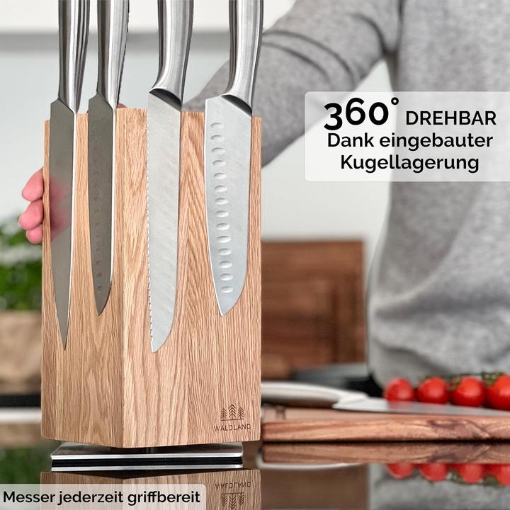 Produktbild Waldland Drehbarer Magnetmesserblock