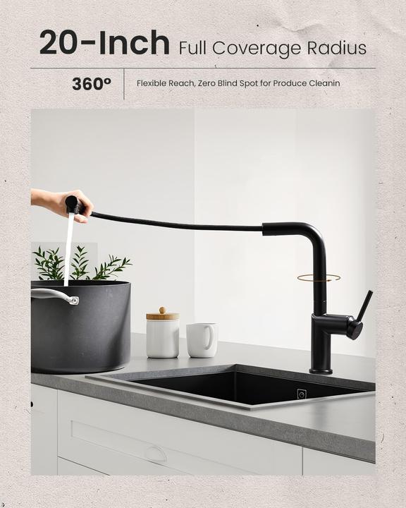 Image du produit Appaso Küchenarmatur mit ausziehbarer Brause