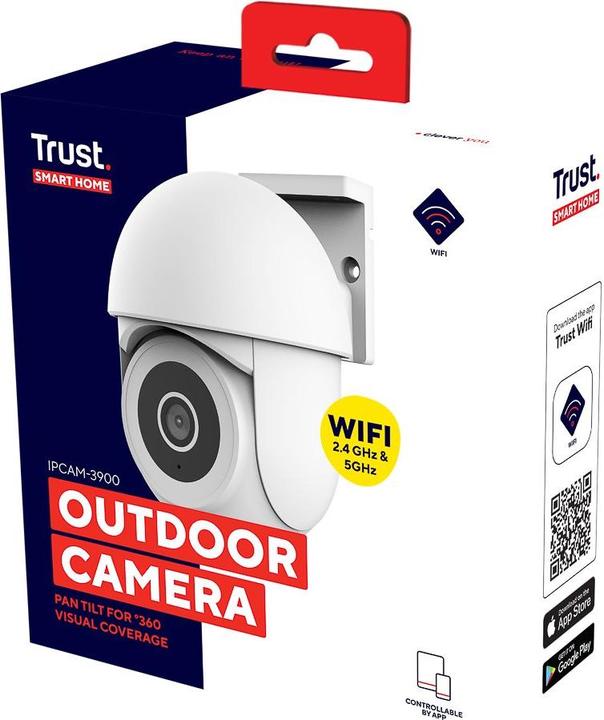 Image du produit Trust IPCAM-3900 CAMÉRA D'EXTÉRIEUR (2304 x 1296 Pixels)