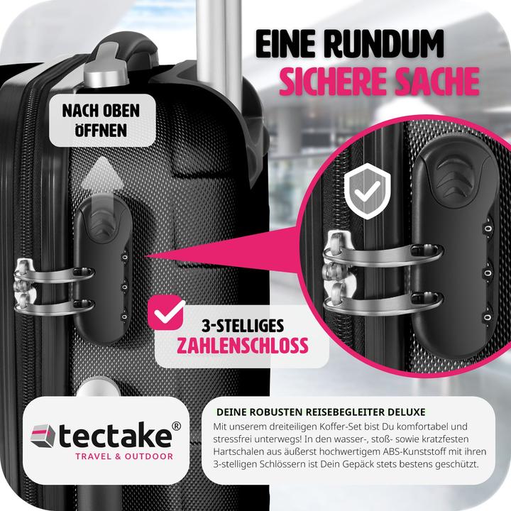 Actual product image tectake Trolley Set of 3 (98 l)