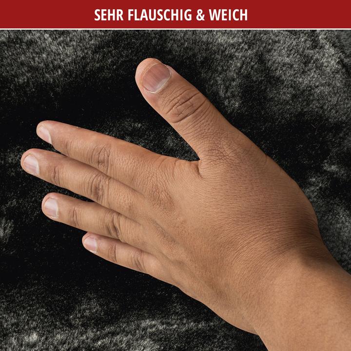 Image du produit Walser Housse de siège auto "Teddy" - fourrure synthétique - anthracite
