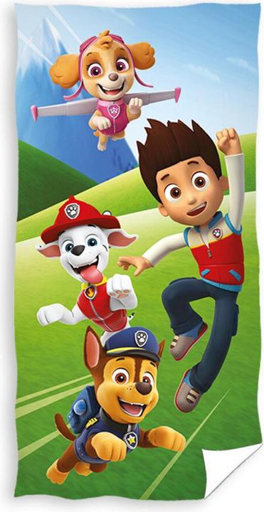 Carbotex Paw Patrol Sky High Badetuch, Strandtuch 70x140cm (70 x 140 cm)
