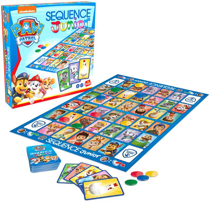 Actual product image Goliath Toys Sequence Junior Paw Patrol (German, 2 - 4 Players)