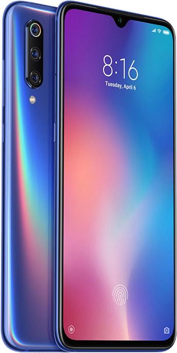 Produktbild Xiaomi Mi 9 (128 GB, Ocean Blue, 6.39", Dual SIM, 4G)