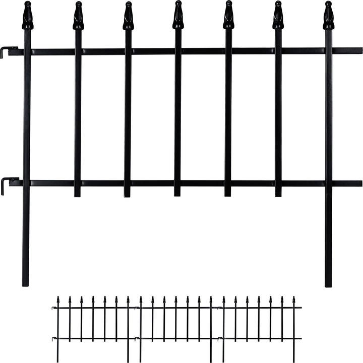 Produktbild Relaxdays 4x Beetzaun (57.50 cm)