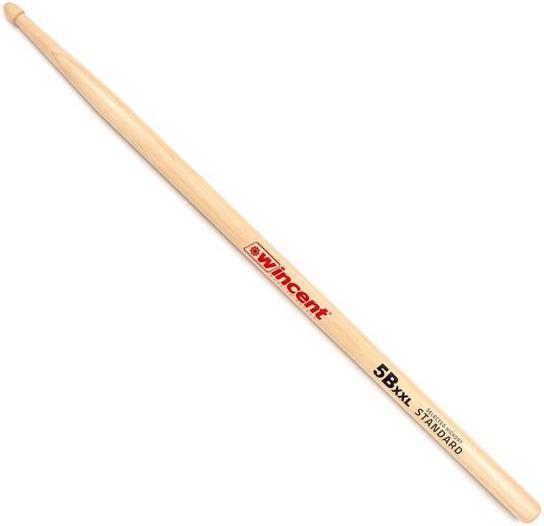 Wincent Drumsticks 5B XXL Hickory Sticks (Schlagzeug)