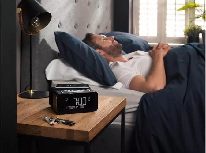 Actual product image Pure Siesta DAB clock radio with Wireless Charge