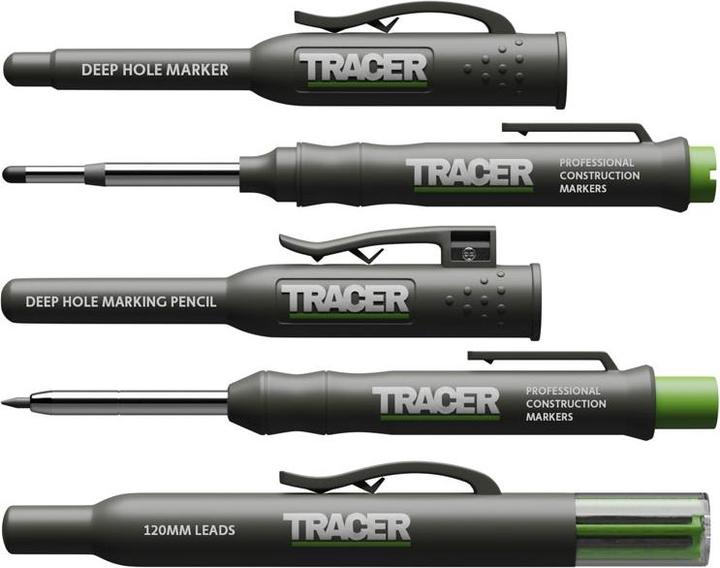 Tracer AMK3 ADP2 Deep Hole Marker Bleistift + AMP2 Deep Hole Marker + ALH1 Ersatzmine (0.50 mm)