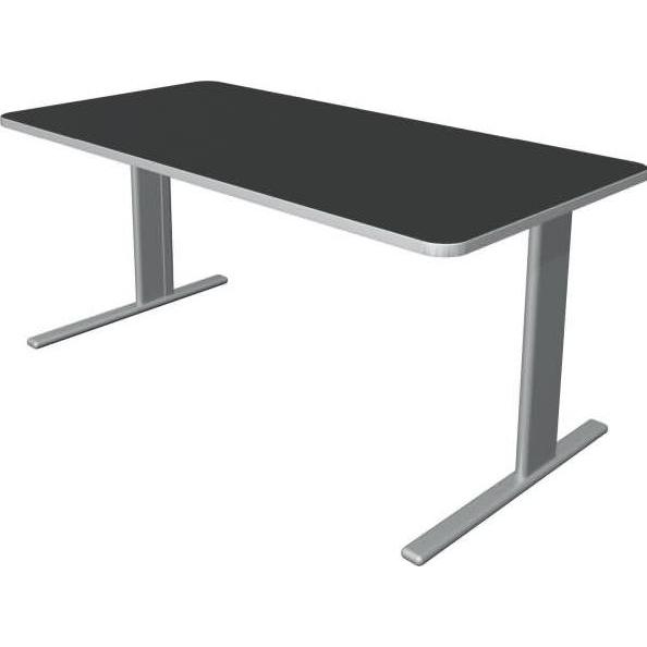 Kerkmann, Schreibtisch, Schreibtisch UNIC, (B)1.600 mm, anthrazit (160 x 80 x 75 cm)