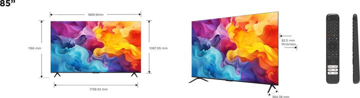 Produktbild TCL 85P655 (85", S85D, LED, 4K, 2024)