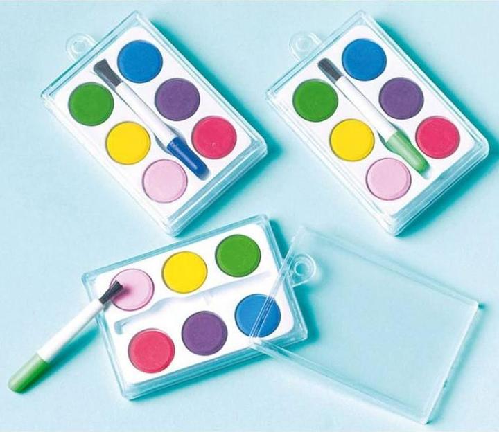 Actual product image Amscan Mini watercolor party pack