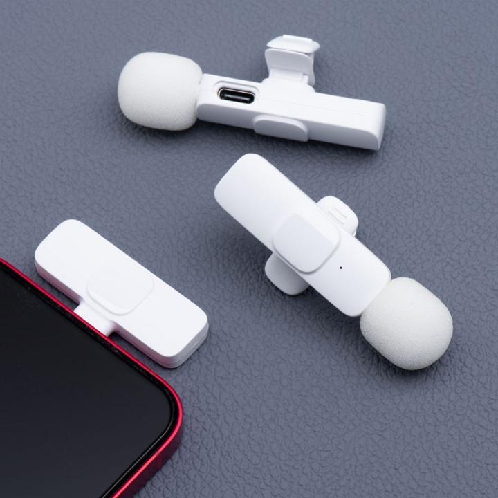 Produktbild OEM Other Computer Accessory Wireless lavalier microphone Lightning double (2 in set) K1 white