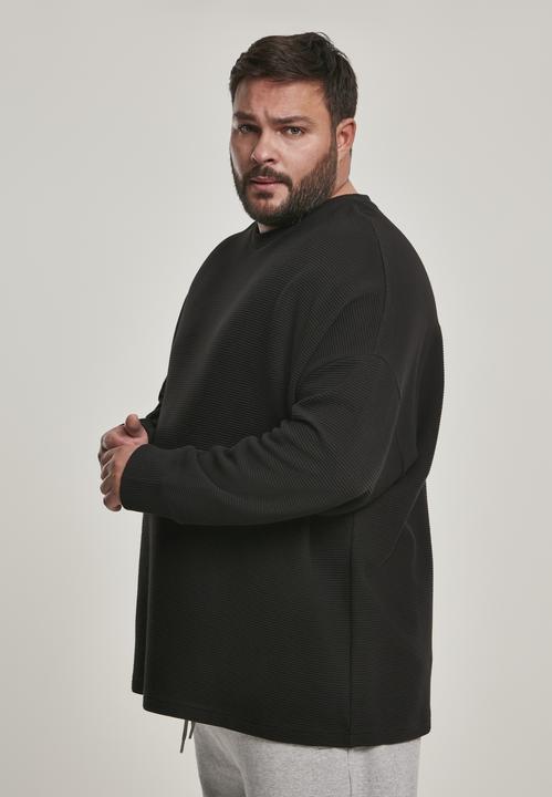 Actual product image Urban Classics Cut On Sleeve Naps Interlock Crew (M)