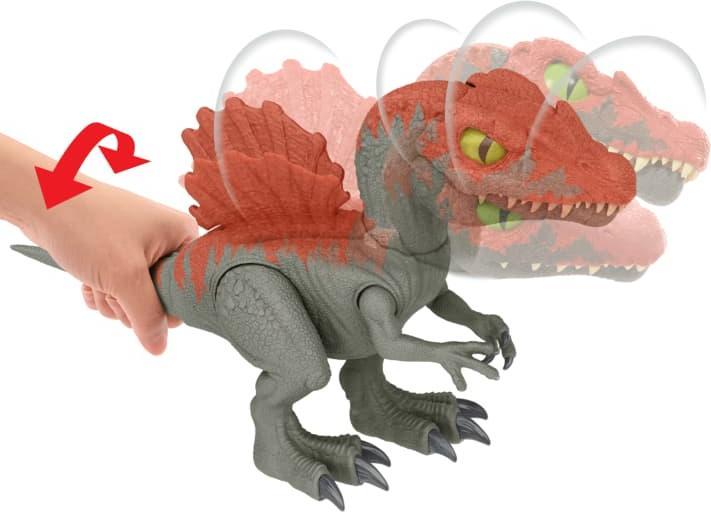 Actual product image Jurassic Park JURASSIC WORLD CRUSHIVORES Spinosaurus Cage Crasher