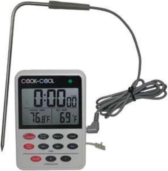 Image du produit Linum Thermomètre digital avec sonde et minuterie moins 40 à 100 degrés
