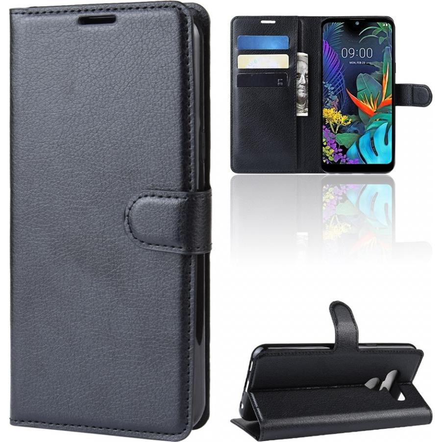 Thumbnail - Screenguard LG K50 Leather Guard Lederhülle (LG K50), Smartphone Hülle, Schwarz