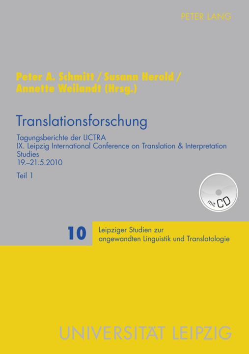 Produktbild Translationsforschung / 2 Bände (Deutsch, 2011)