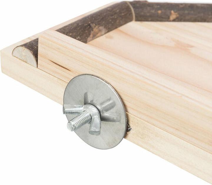 Produktbild Trixie Landing area with perches, wood, 19 × 19 cm