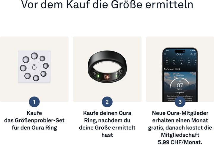 Image du produit Oura Ring Gen3 Horizon (11, Discrétion)