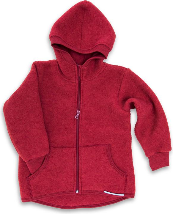 Immagine prodotto Engel Giacca con cappuccio per bambini in pile di lana (116)