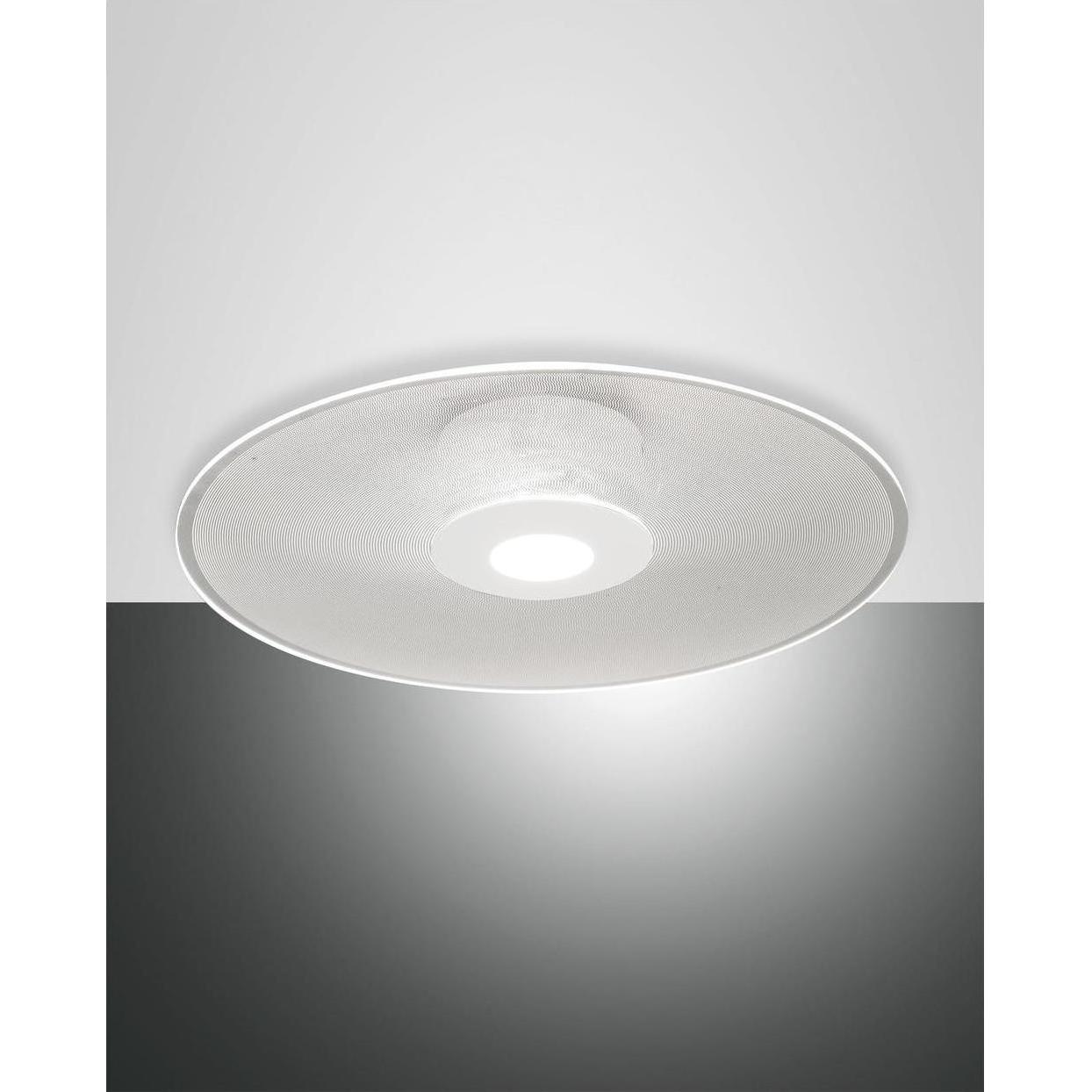 Thumbnail - Fabas Luce, Wandleuchte + Deckenleuchte, LED-Deckenleuchte anb 18W Anemone 3000K 1275lm ws mt DALI IP20 Ø450mm Kst opal ...