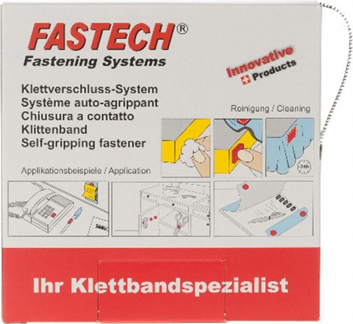 Produktbild Fastech Box 5m Klettband 20mm, schwarz (20 mm)