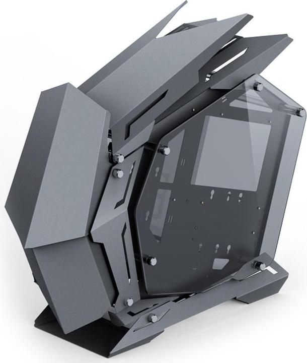 Actual product image Jonsbo MOD3 Mini Micro-ATX Tower Showcase, tempered glass - grey (mATX, Mini-ITX)
