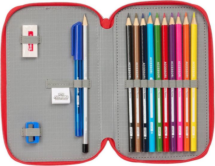 Produktbild PJ Masks Schulmäppchen Ready Marineblau 12.5 X 19.5 X 4 Cm 28 Stücke