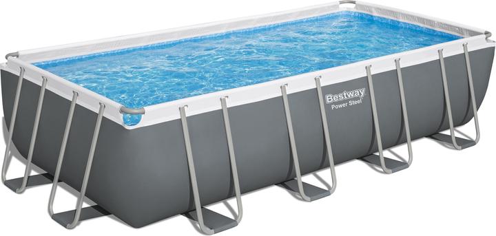 Actual product image Bestway Power Steel Above Ground Pool Set 5.49 m x 2.74 m x 1.22 m (549 x 274 x 122 cm)