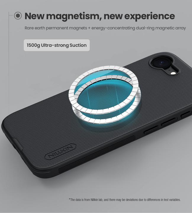 Actual product image Nillkin Nilkin Frosted Shield Pro Magnetic Magsafe Phone Case iPhone 16e (Apple iPhone 16e)