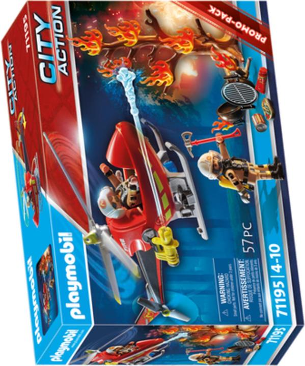Produktbild Playmobil Feuerwehr-Hubschrauber (71195, Playmobil City Action)